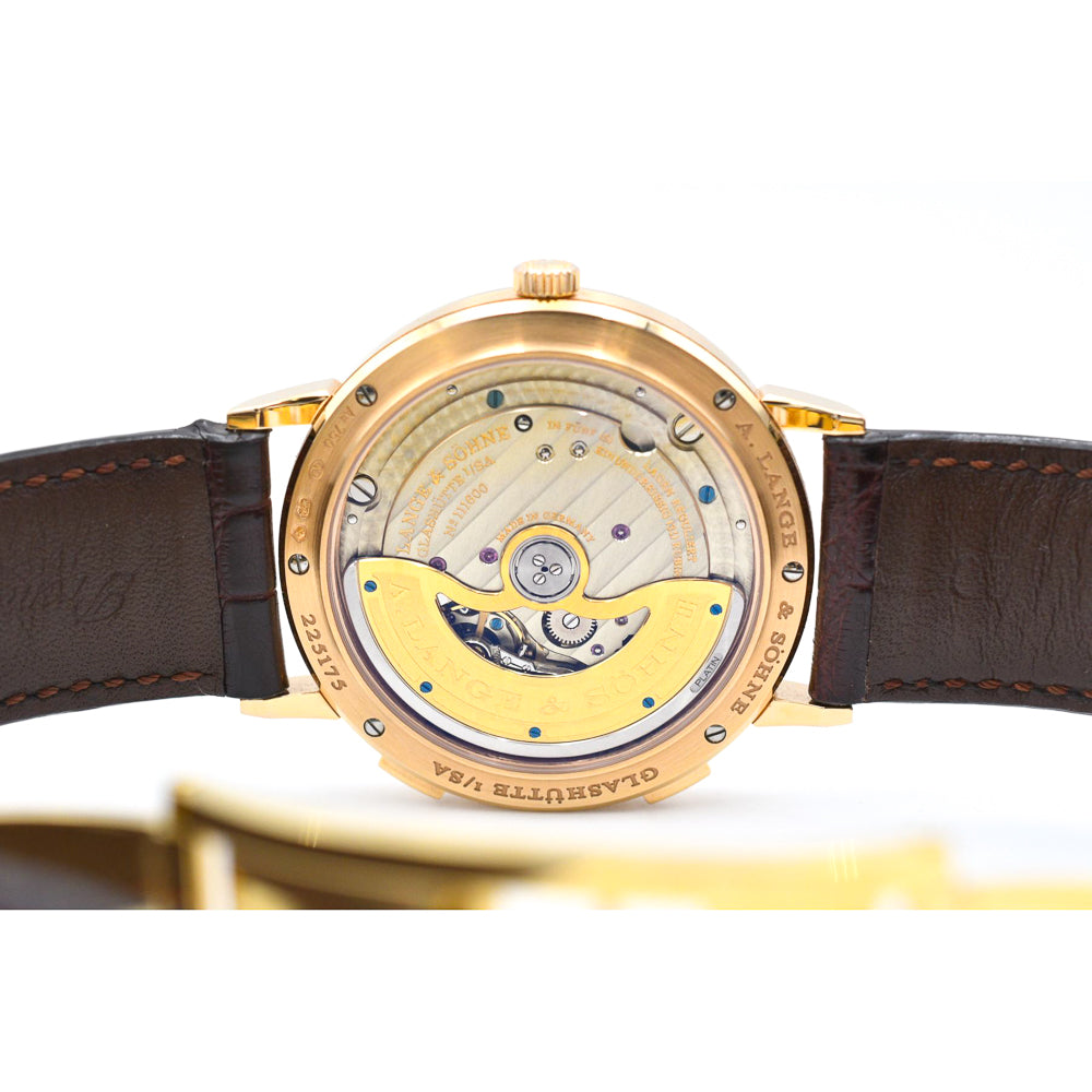 Saxonia Dual Time 38mm Rose Gold 386.032