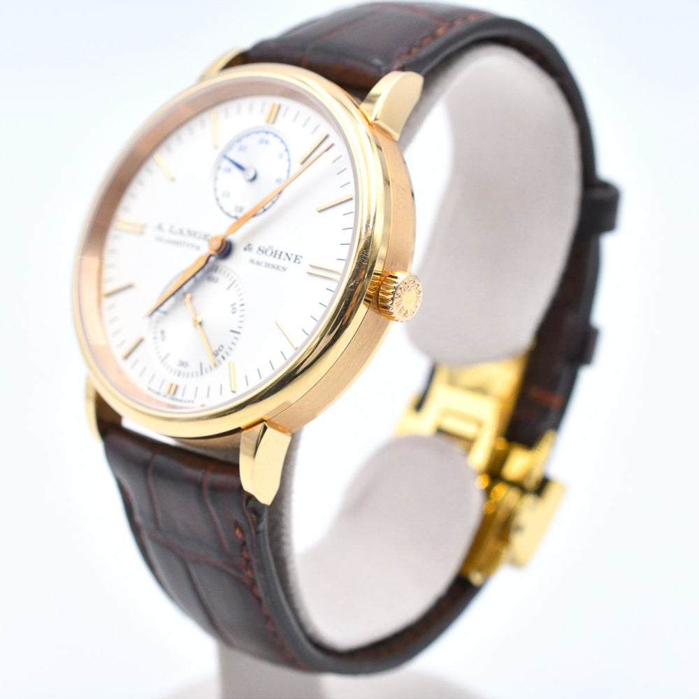 Saxonia Dual Time 38mm Rose Gold 386.032