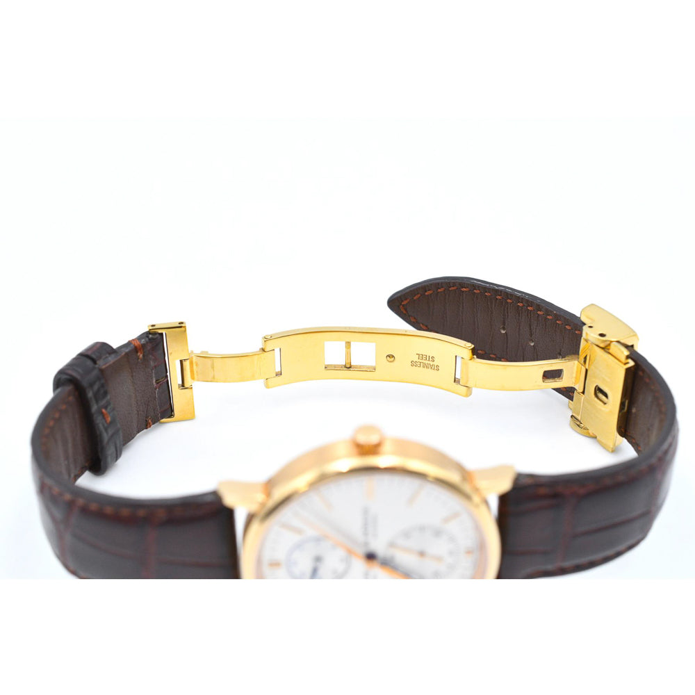 Saxonia Dual Time 38mm Rose Gold 386.032