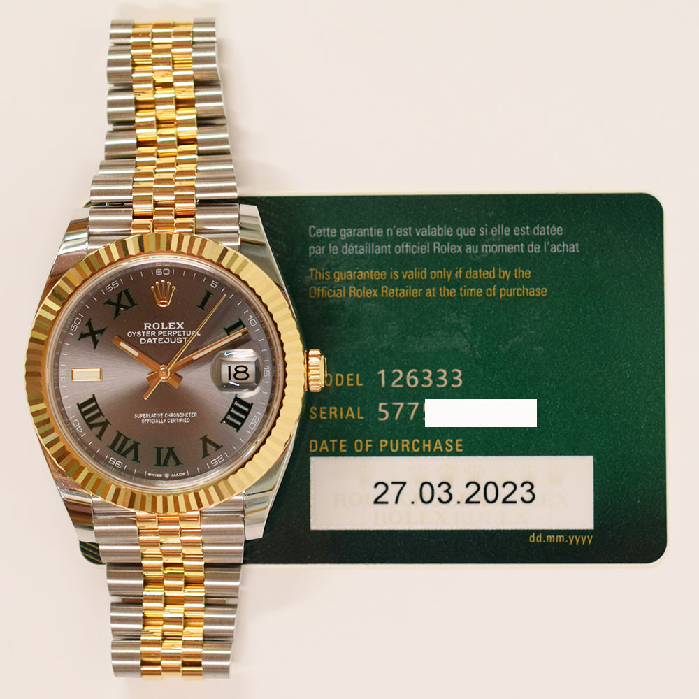Datejust 41mm Steel and Yellow Gold 126333