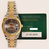 Datejust 41mm Steel and Yellow Gold 126333