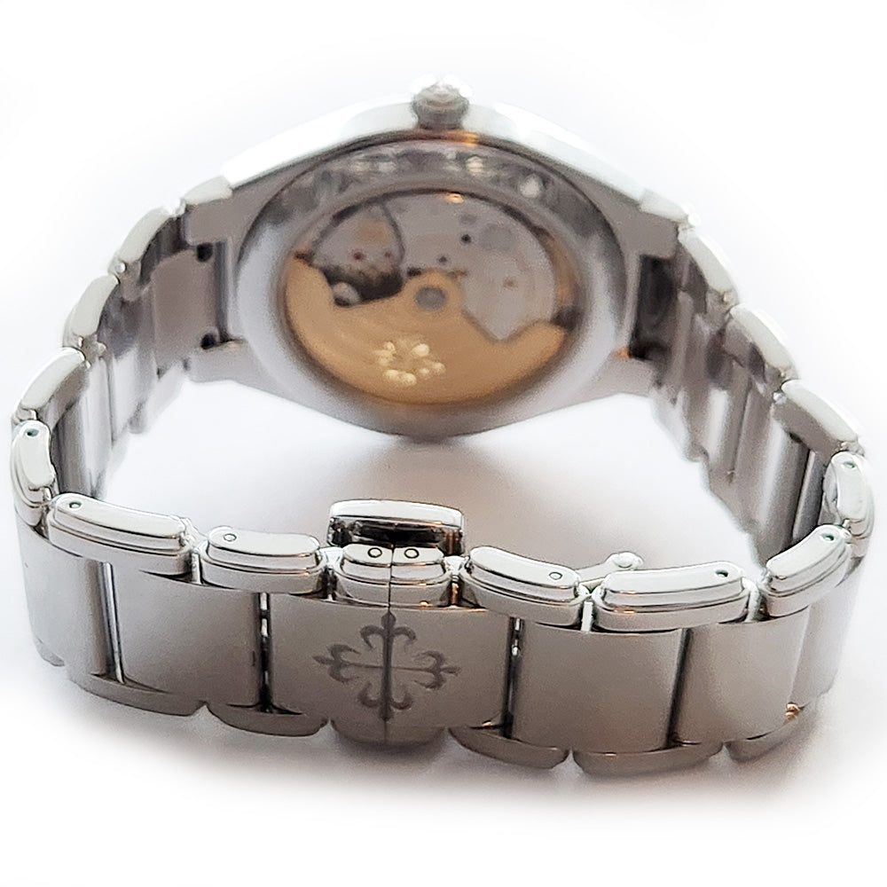 Twenty~4 36mm Grey Sunburst Dial Diamond Bezel Stainless Steel 7300/1200A-010