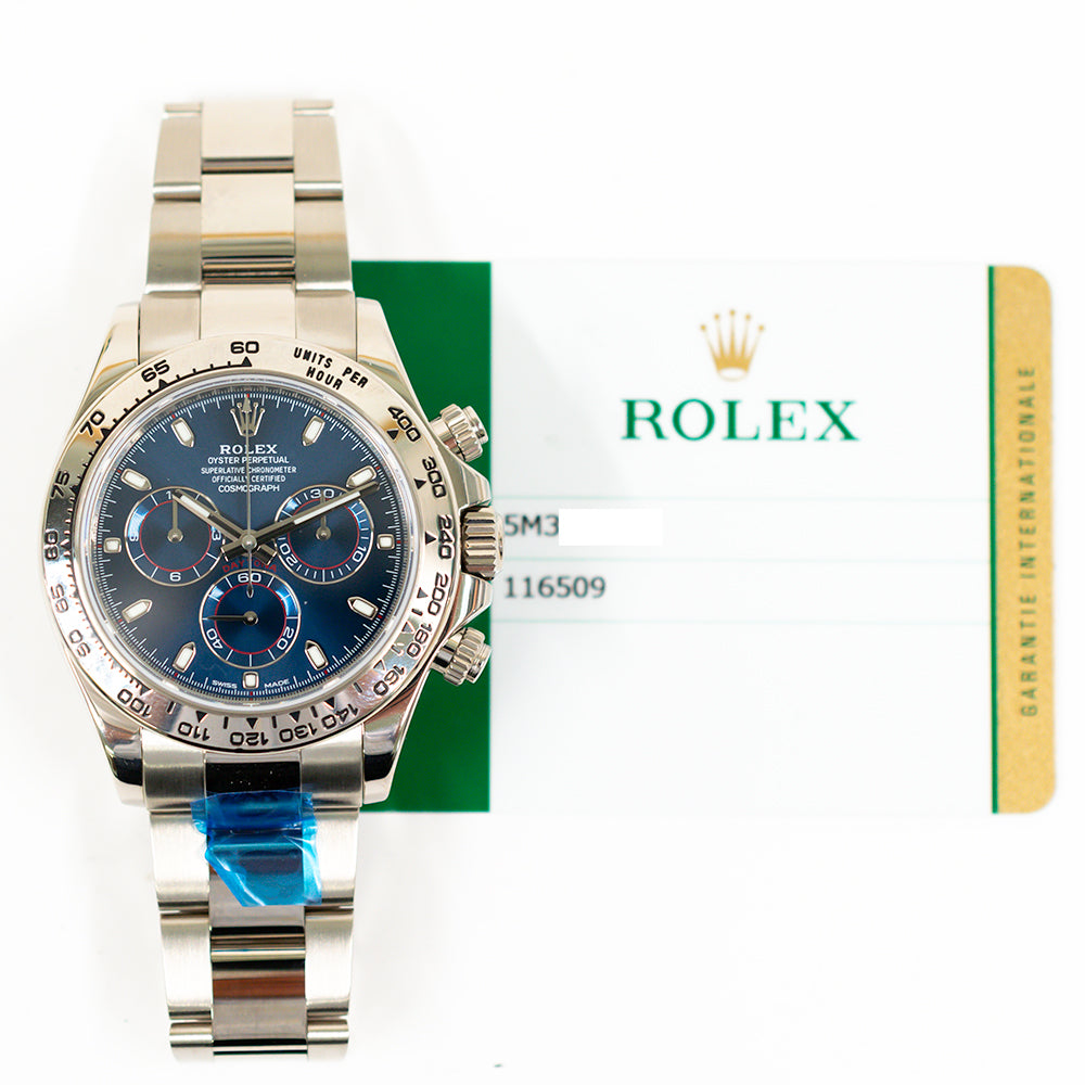 Daytona White Gold 116509