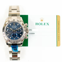 Daytona White Gold 116509