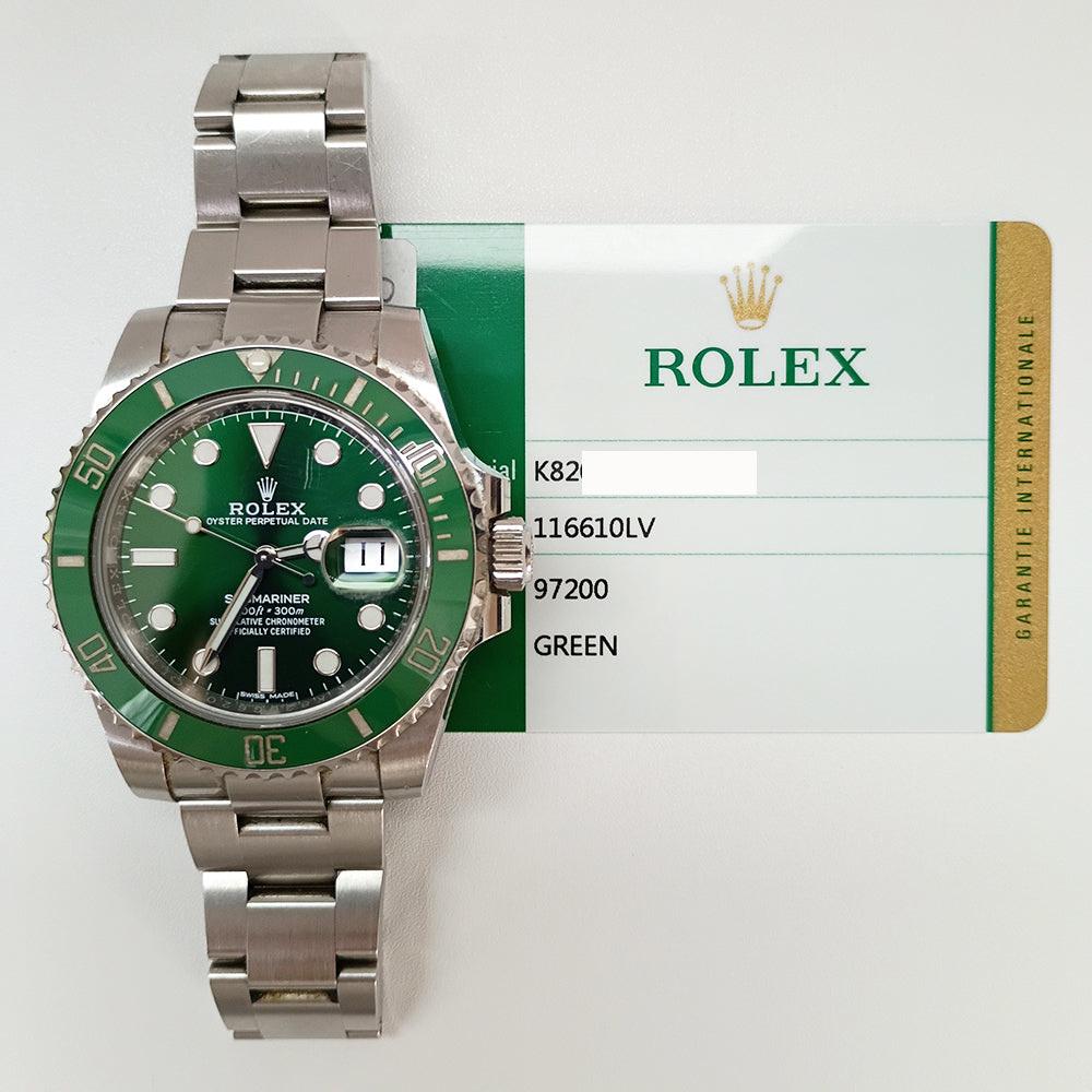 Submariner Date 40mm "Hulk" Steel 116610LV