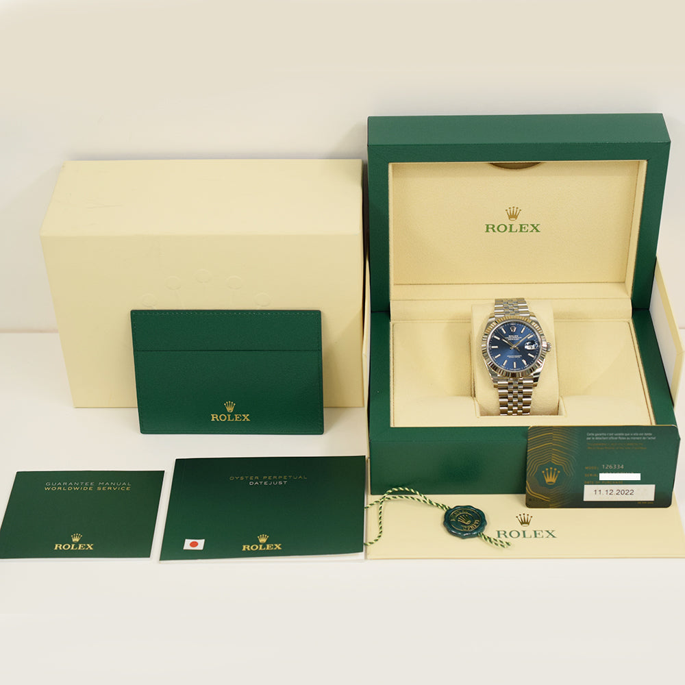 Datejust 41mm Steel and White Gold 126334