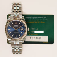 Datejust 41mm Steel and White Gold 126334