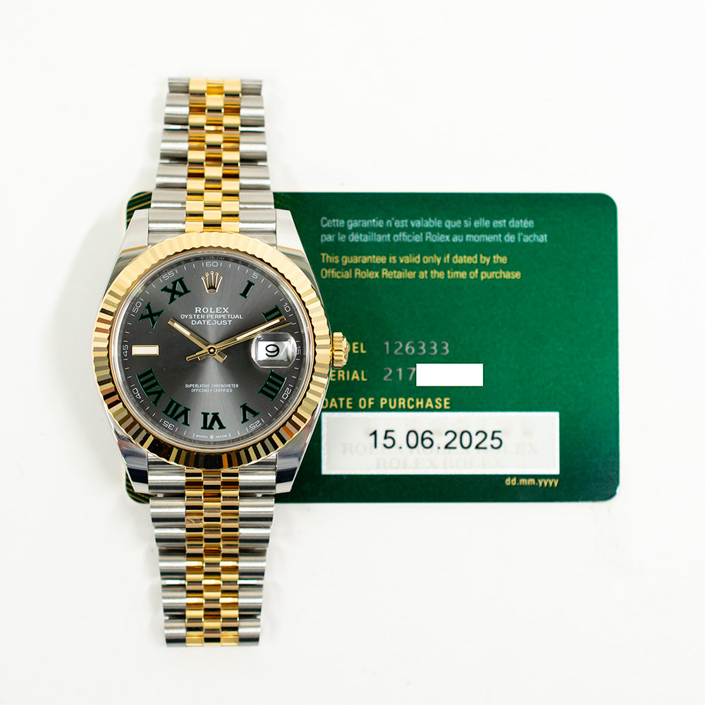 Datejust 41mm Steel and Yellow Gold 126333