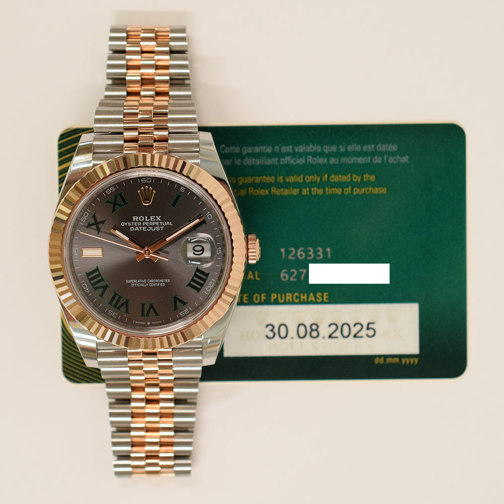 Datejust 41mm Steel and Rose Gold 126331