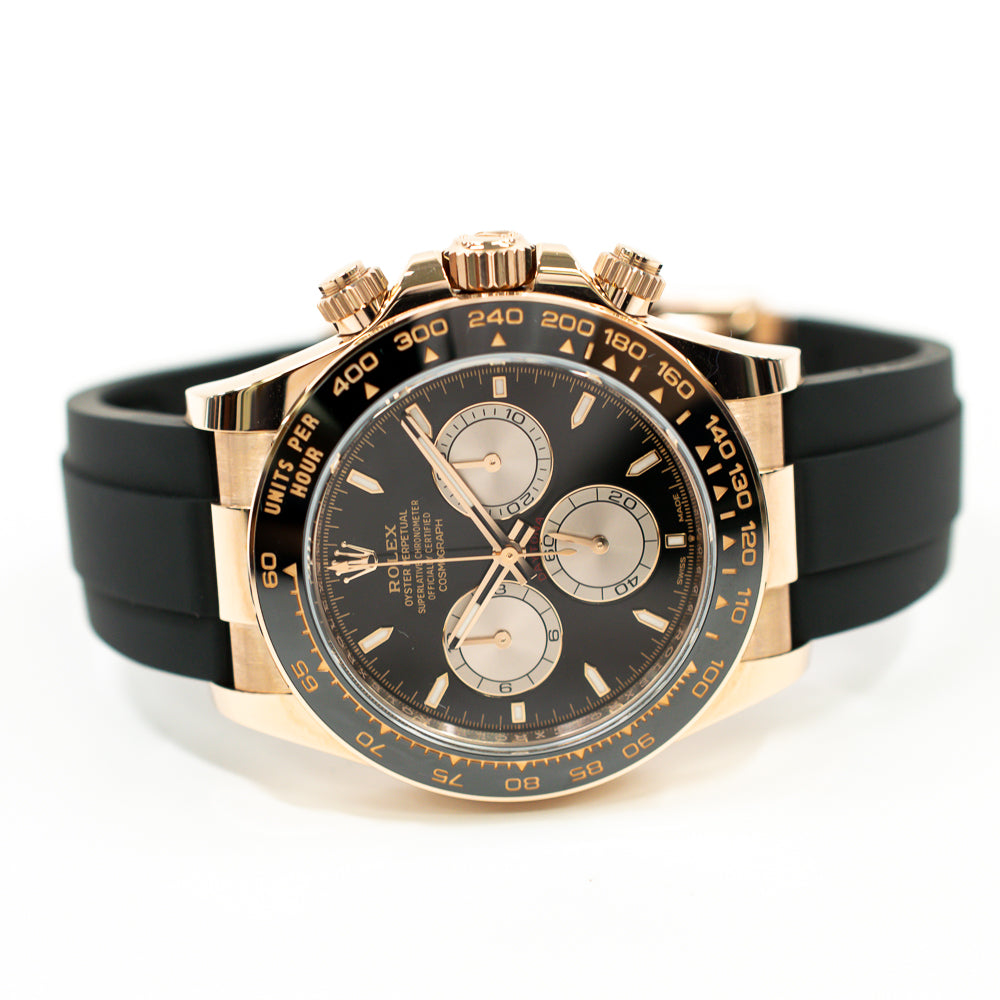 Daytona Rubber Strap Rose Gold 126515LN