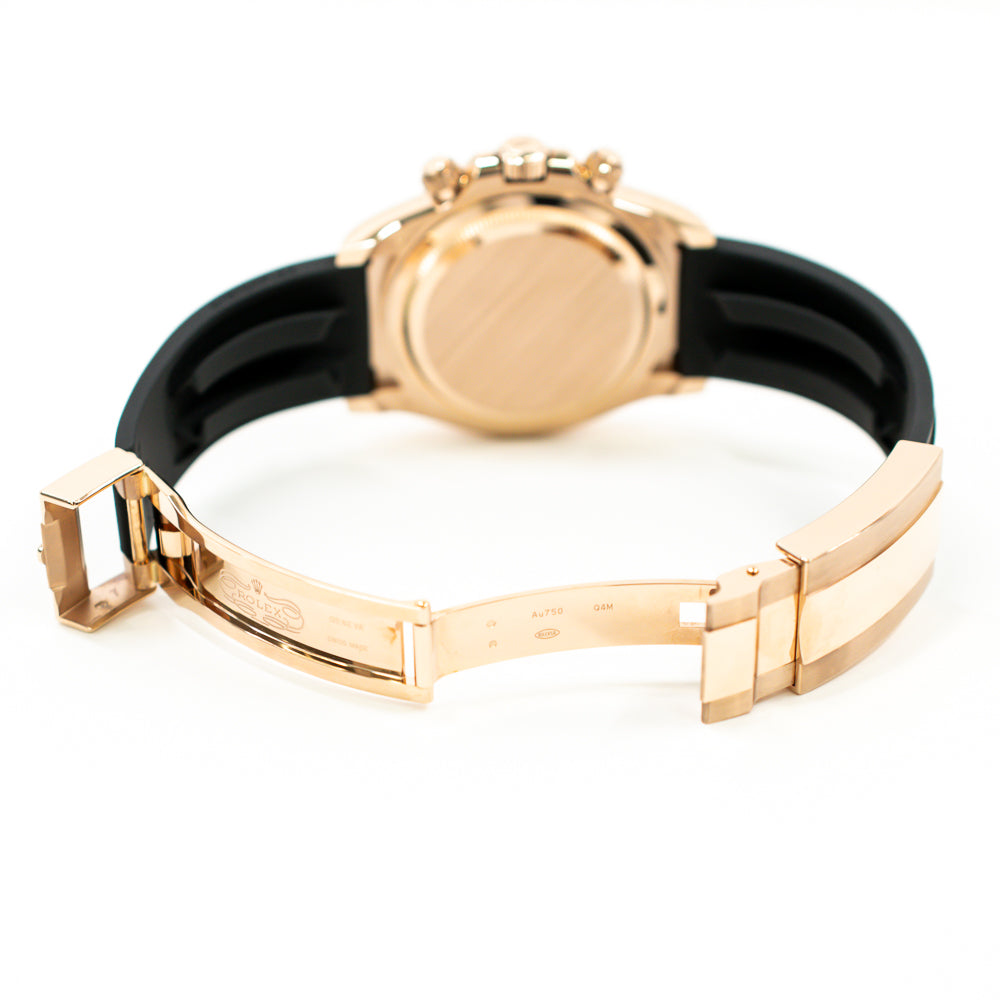 Daytona Rubber Strap Rose Gold 126515LN