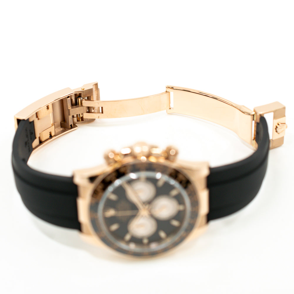 Daytona Rubber Strap Rose Gold 126515LN