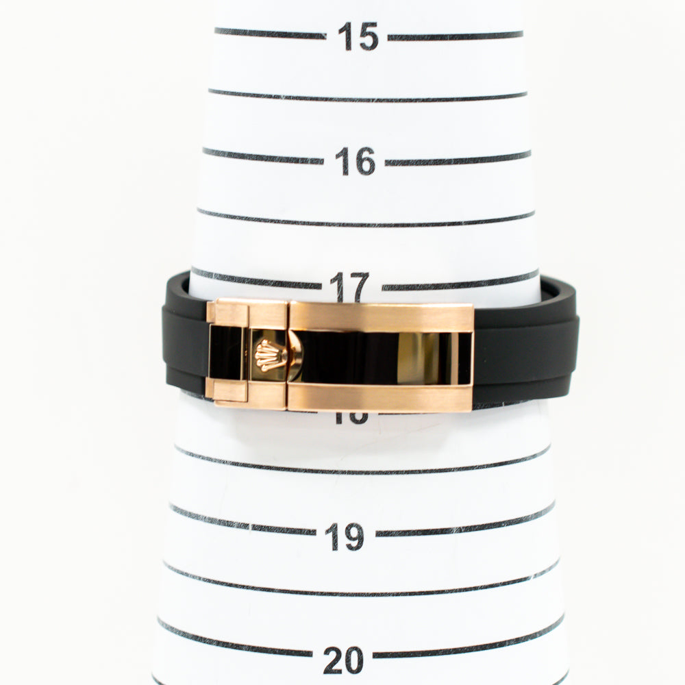 Daytona Rubber Strap Rose Gold 126515LN