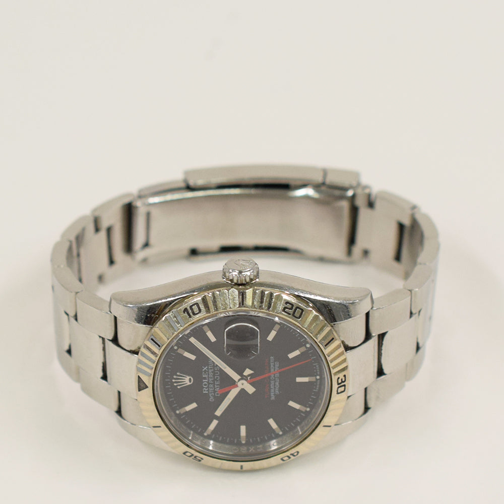 Datejust 36mm Turn-O-Graph Steel and White Gold 116264