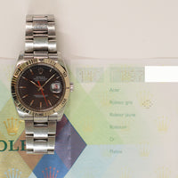 Datejust 36mm Turn-O-Graph Steel and White Gold 116264