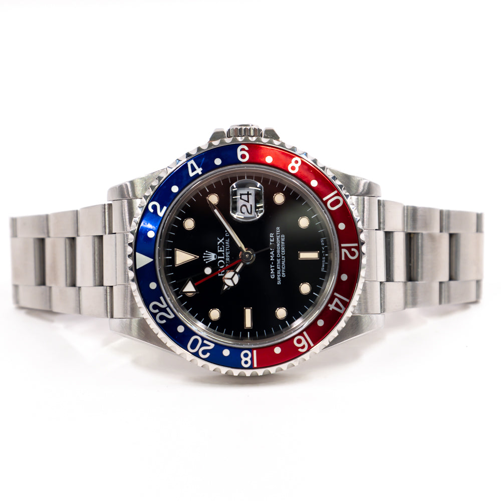 GMT-Master "Pepsi" Aluminum Bezel Stainless Steel 16700