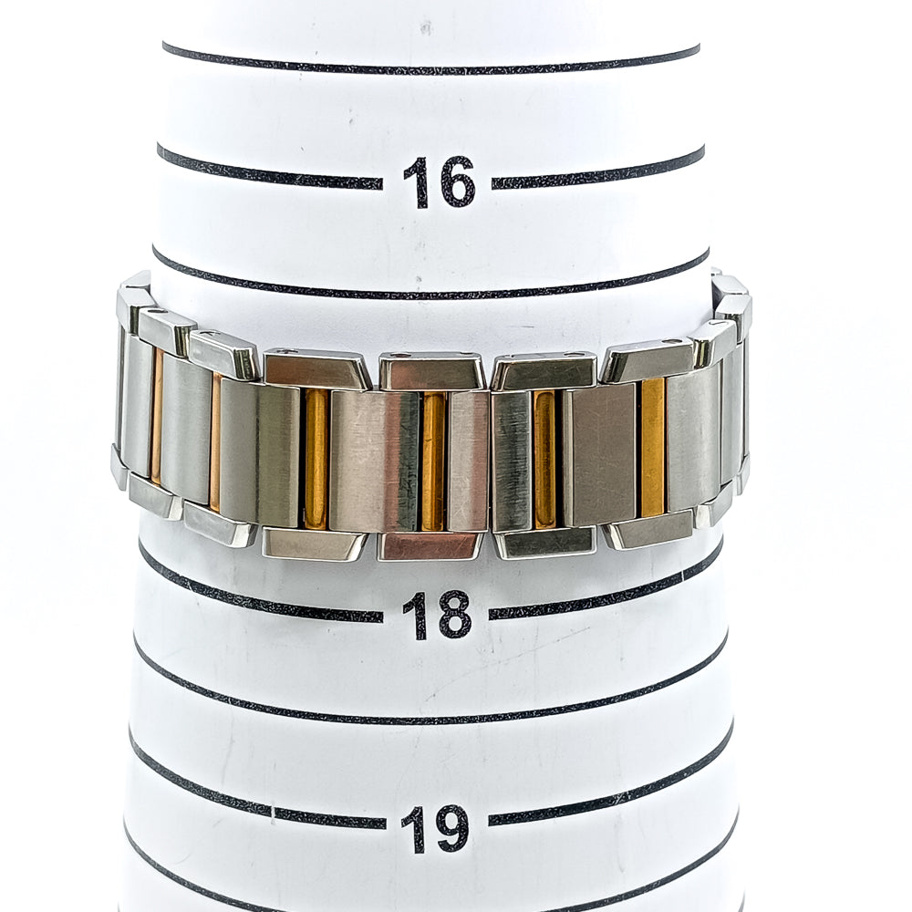 Tank Française Large - Steel and Yellow Gold 28mm x 36mm W51005Q4