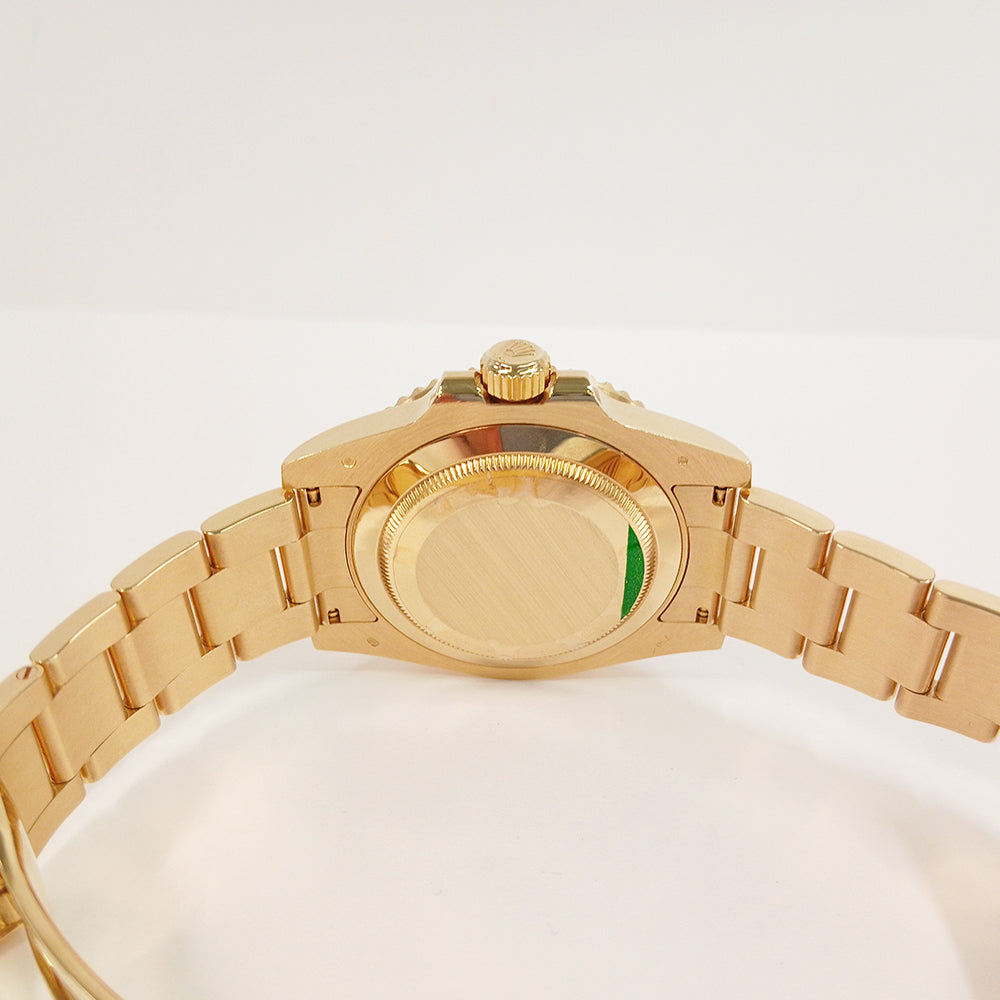 Submariner Date 40mm Black Bezel Yellow Gold 116618LN – Golden
