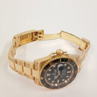 Submariner Date 40mm Black Ceramic Bezel Yellow Gold 116618LN