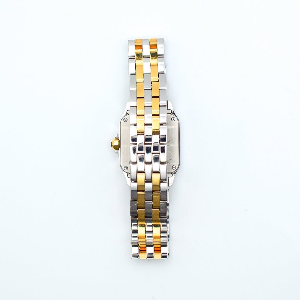 Santos Demoiselle Quartz - Steel and Yellow Gold  - 20mm x 20mm W25066Z6