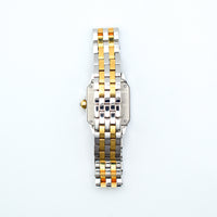 Santos Demoiselle Quartz - Steel and Yellow Gold  - 20mm x 20mm W25066Z6