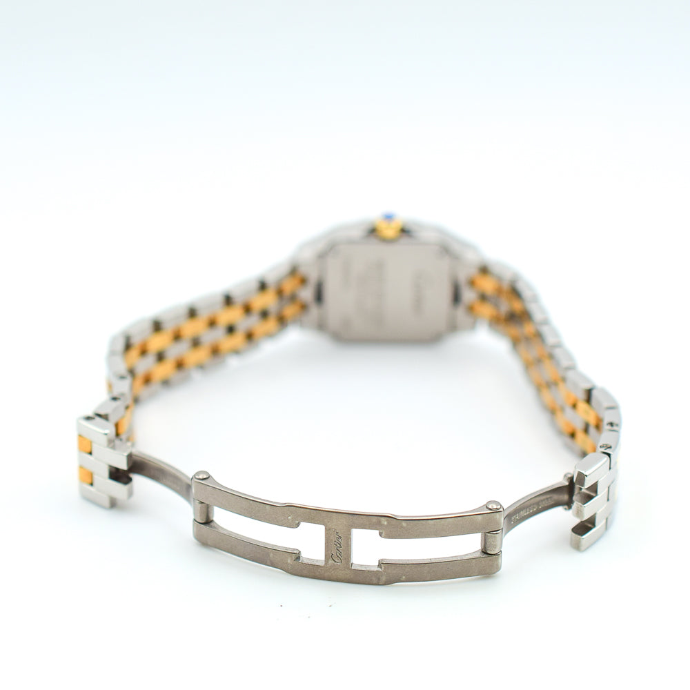 Santos Demoiselle Quartz - Steel and Yellow Gold  - 20mm x 20mm W25066Z6