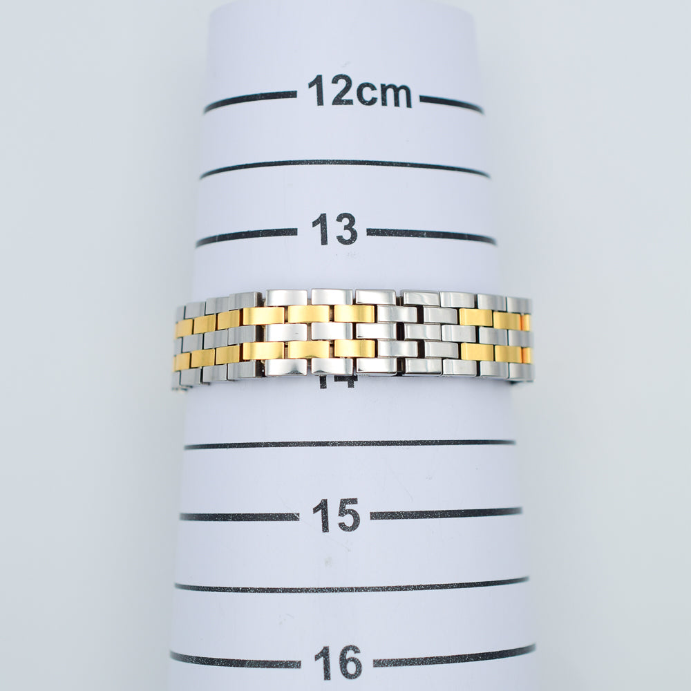 Santos Demoiselle Quartz - Steel and Yellow Gold  - 20mm x 20mm W25066Z6