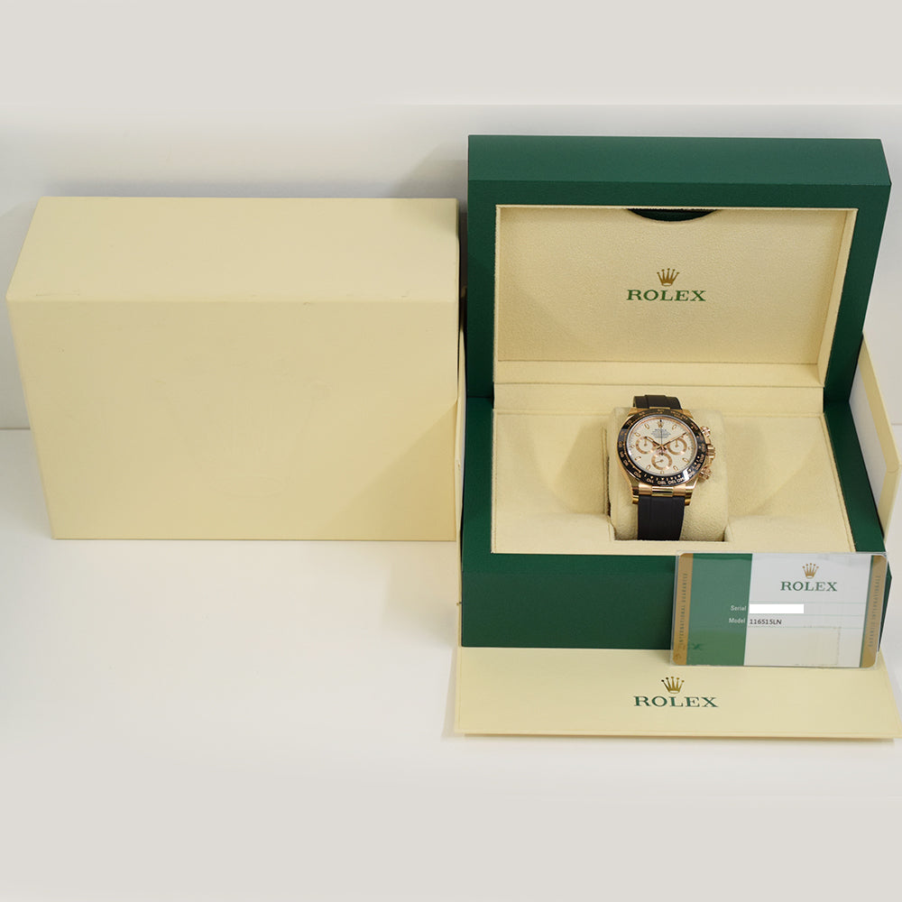 Daytona Rose Gold with Rubber Strap 116515