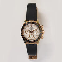 Daytona Rose Gold with Rubber Strap 116515