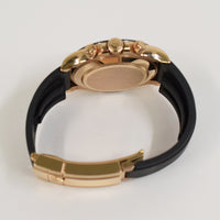Daytona Rose Gold with Rubber Strap 116515