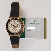 Daytona Rose Gold with Rubber Strap 116515