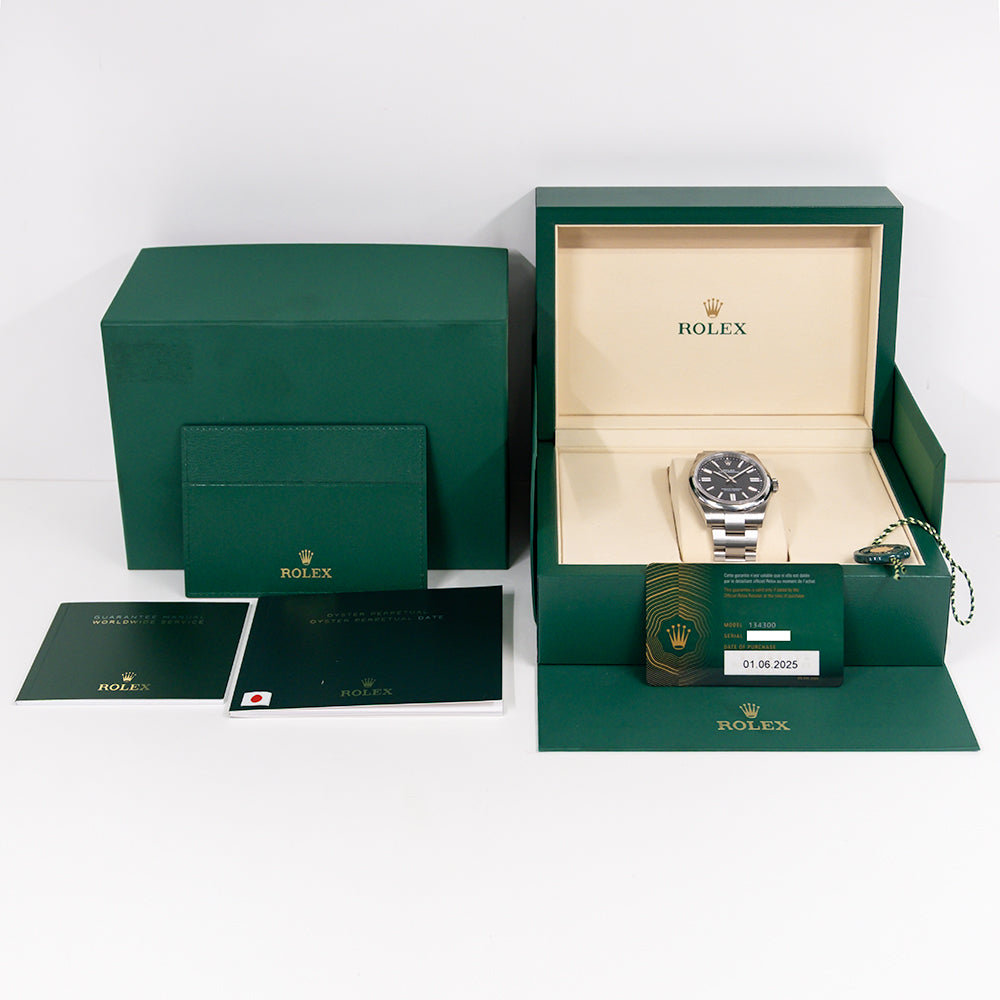 Oyster Perpetual 41mm Steel 134300 – Golden Anvil Jewelers