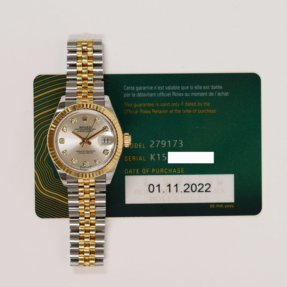 Datejust 28mm Steel and Yellow Gold 279173G