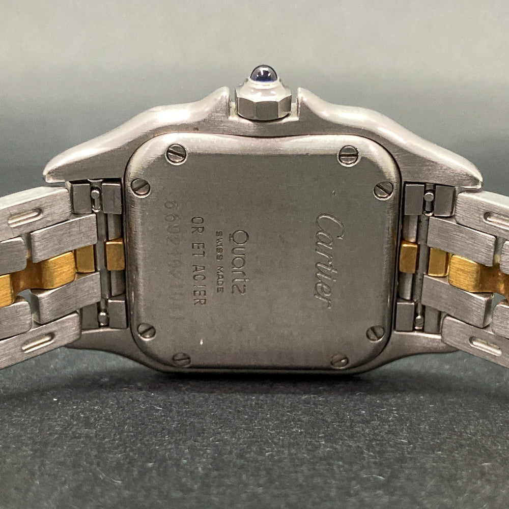 Panthère Small - Steel and Yellow Gold - 22mm x 22mm W25029B5