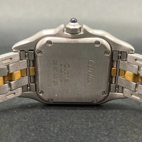 Panthère Small - Steel and Yellow Gold - 22mm x 22mm W25029B5