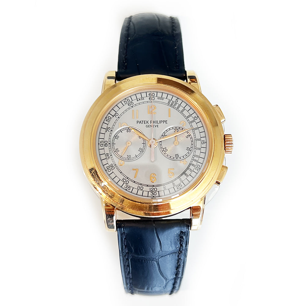 Complications Chronograph 42mm Silver Dial Rose Gold Manual Winding  5070R-001