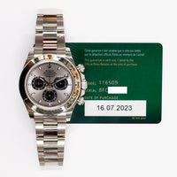 Daytona White Gold 116509