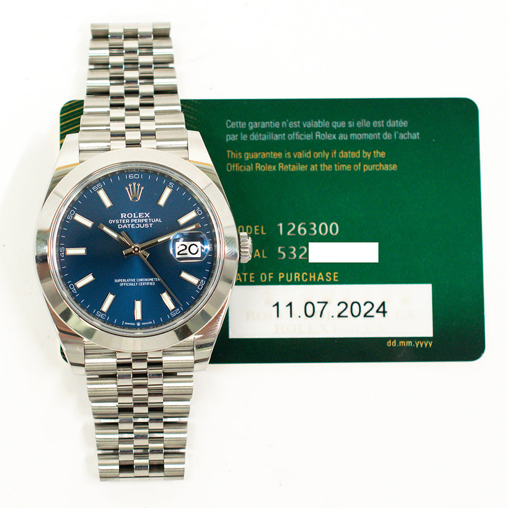 Datejust 41mm Steel 126300