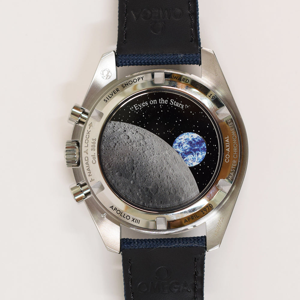 Speedmaster 42mm “Silver Snoopy Award” 50th Anniversary Snoopy Stainless Steel 310.32.42.50.02.001