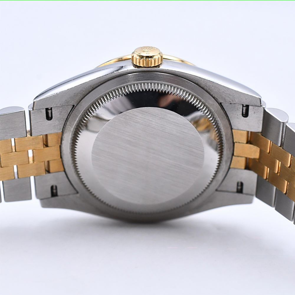 Datejust 36mm Diamond Bezel Steel and Yellow Gold 126283RBR