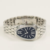 Serpenti Seduttori 33mm Stainless Steel Diamond Bezel Quartz 103950
