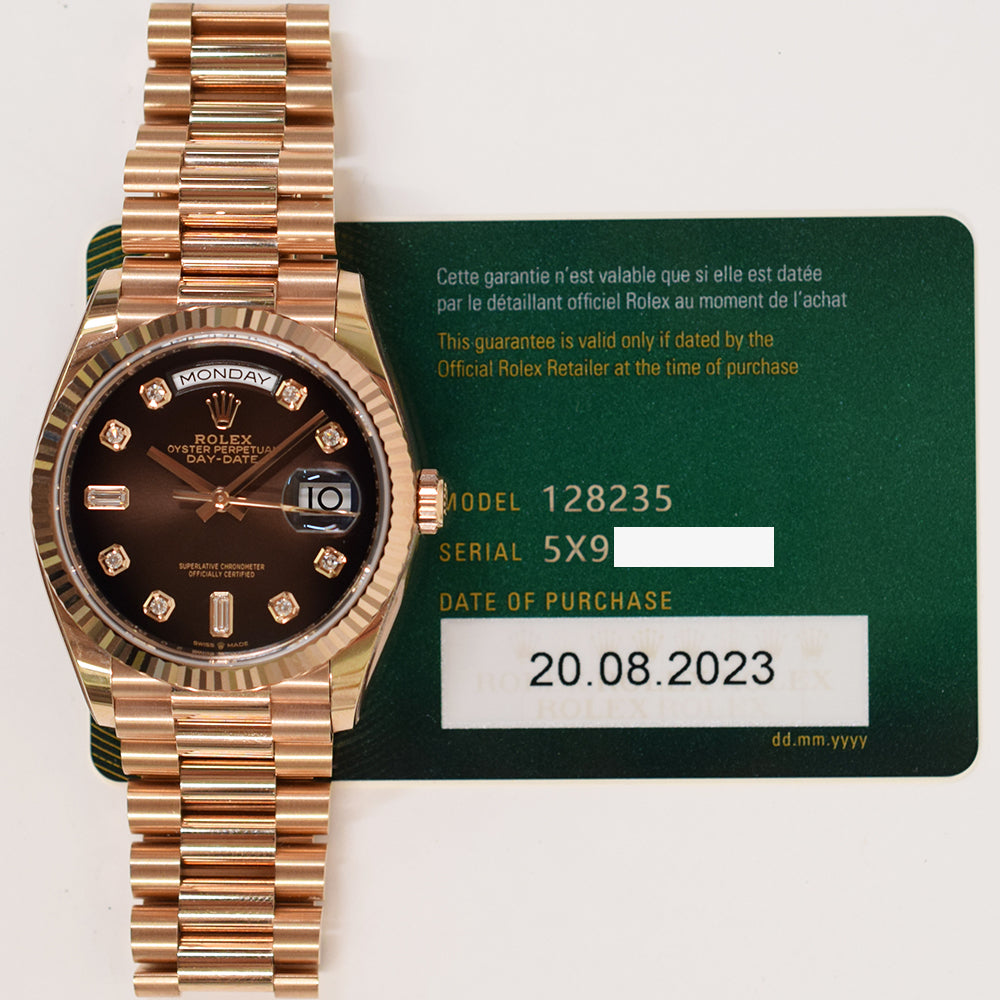 Day-Date President 36mm Rose Gold 128235