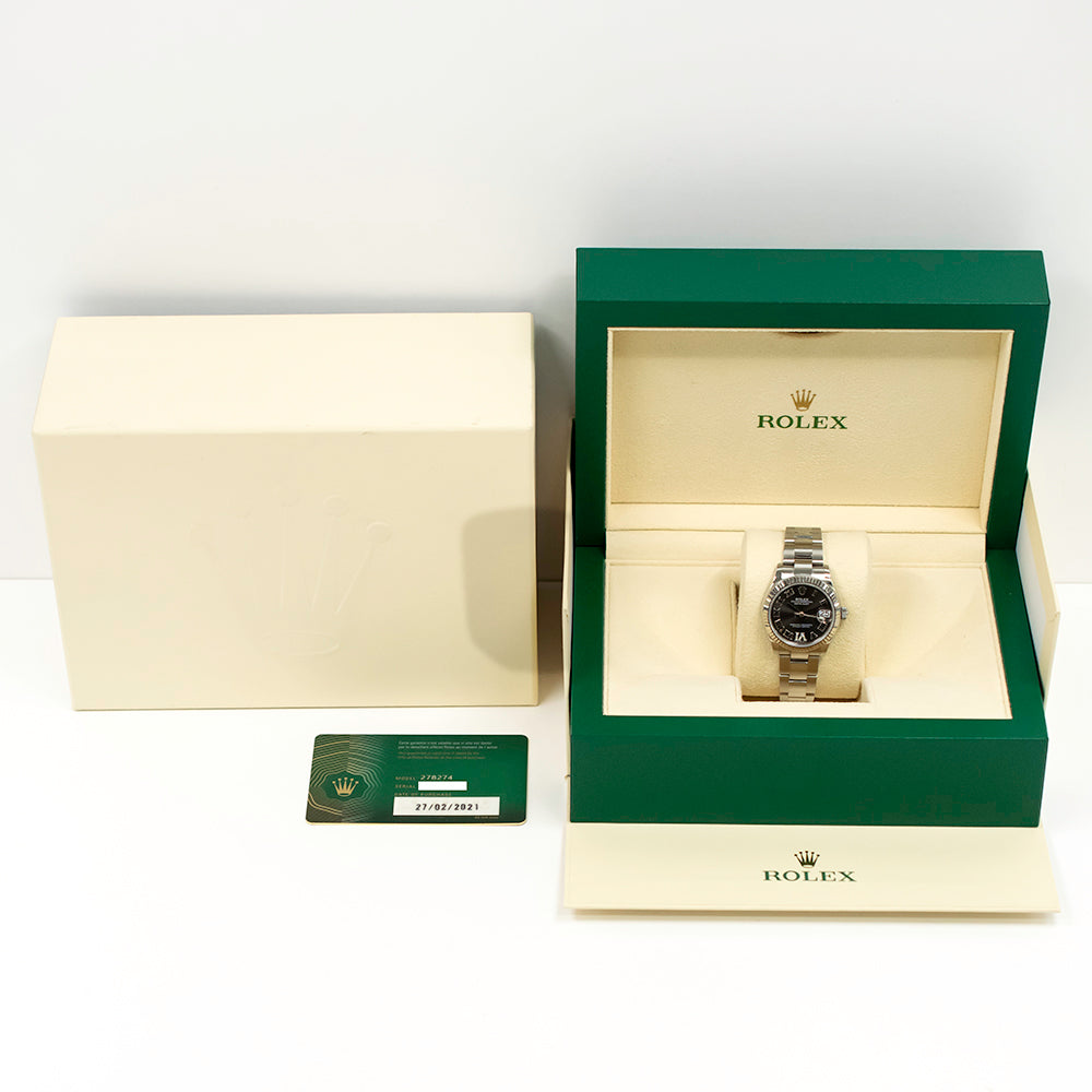 Datejust 31mm Steel and White Gold 278274
