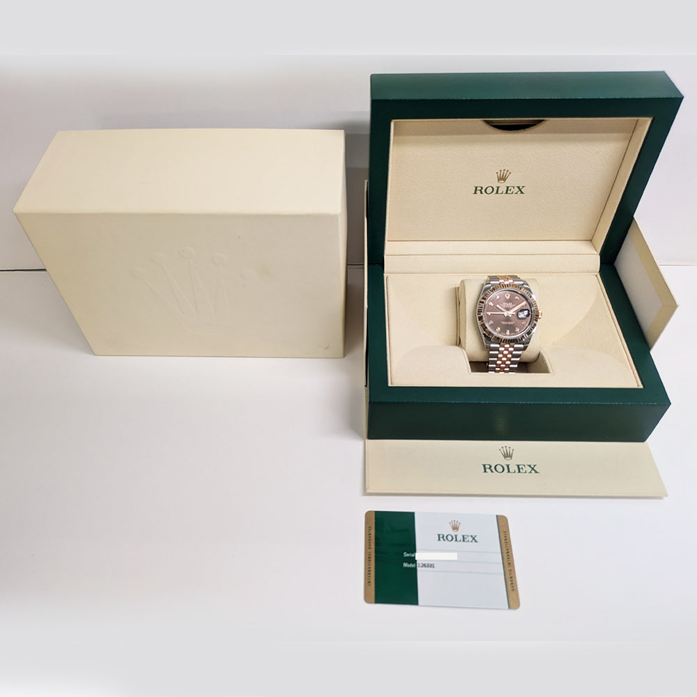 Datejust 41mm Steel and Rose Gold 126331