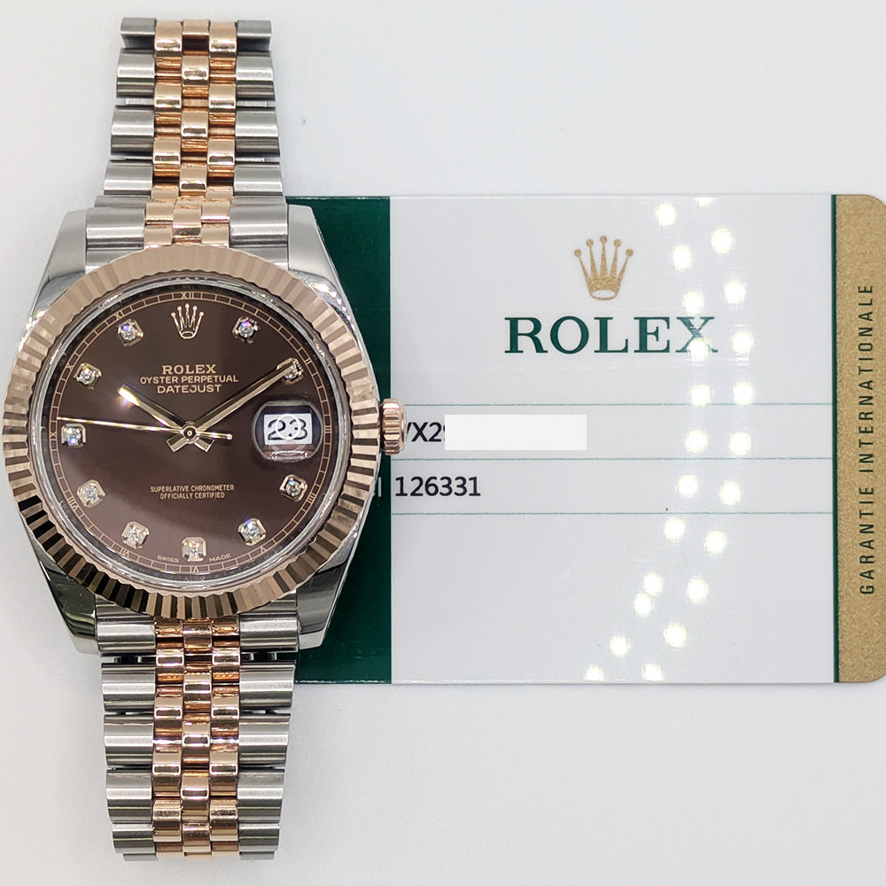 Datejust 41mm Steel and Rose Gold 126331