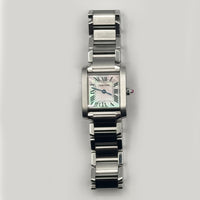 Tank Française Small 20 × 25 mm - Steel Quartz W51028Q3