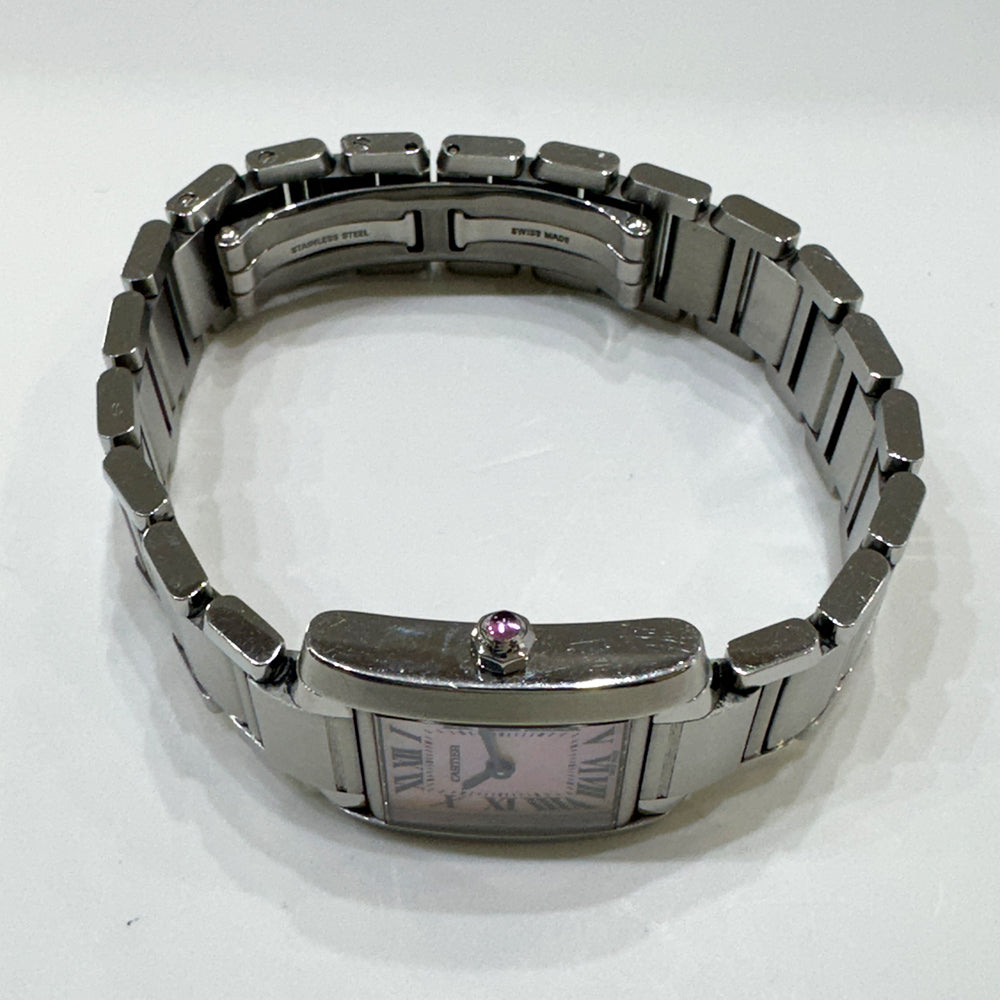 Tank Française Small 20 × 25 mm - Steel Quartz W51028Q3