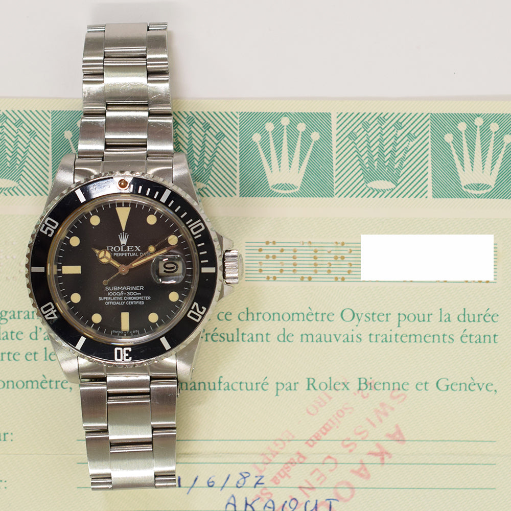 Submariner Date Red 40mm Steel 16800