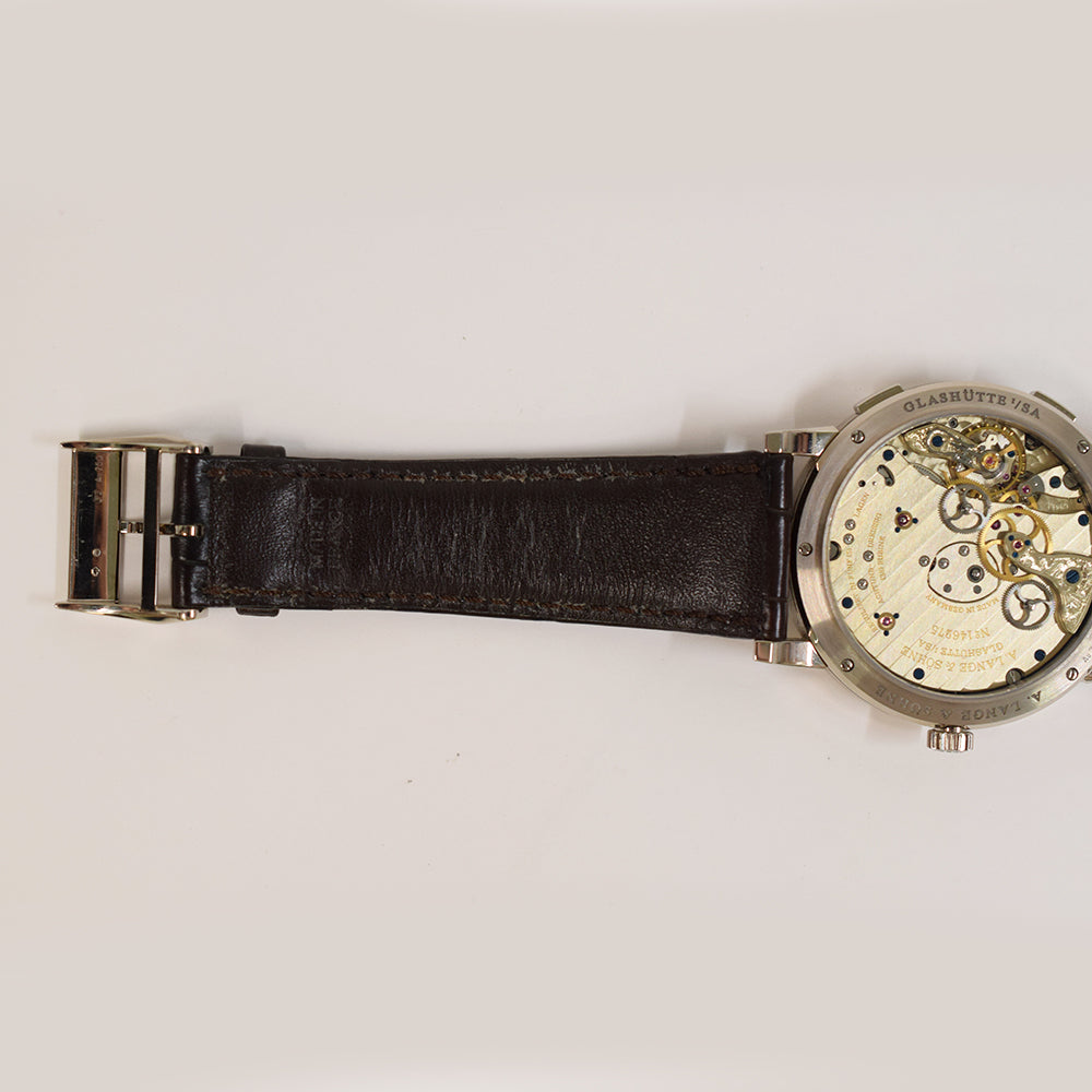 Lange 1 Time Zone 41.9mm White Gold Manual winding 136.029