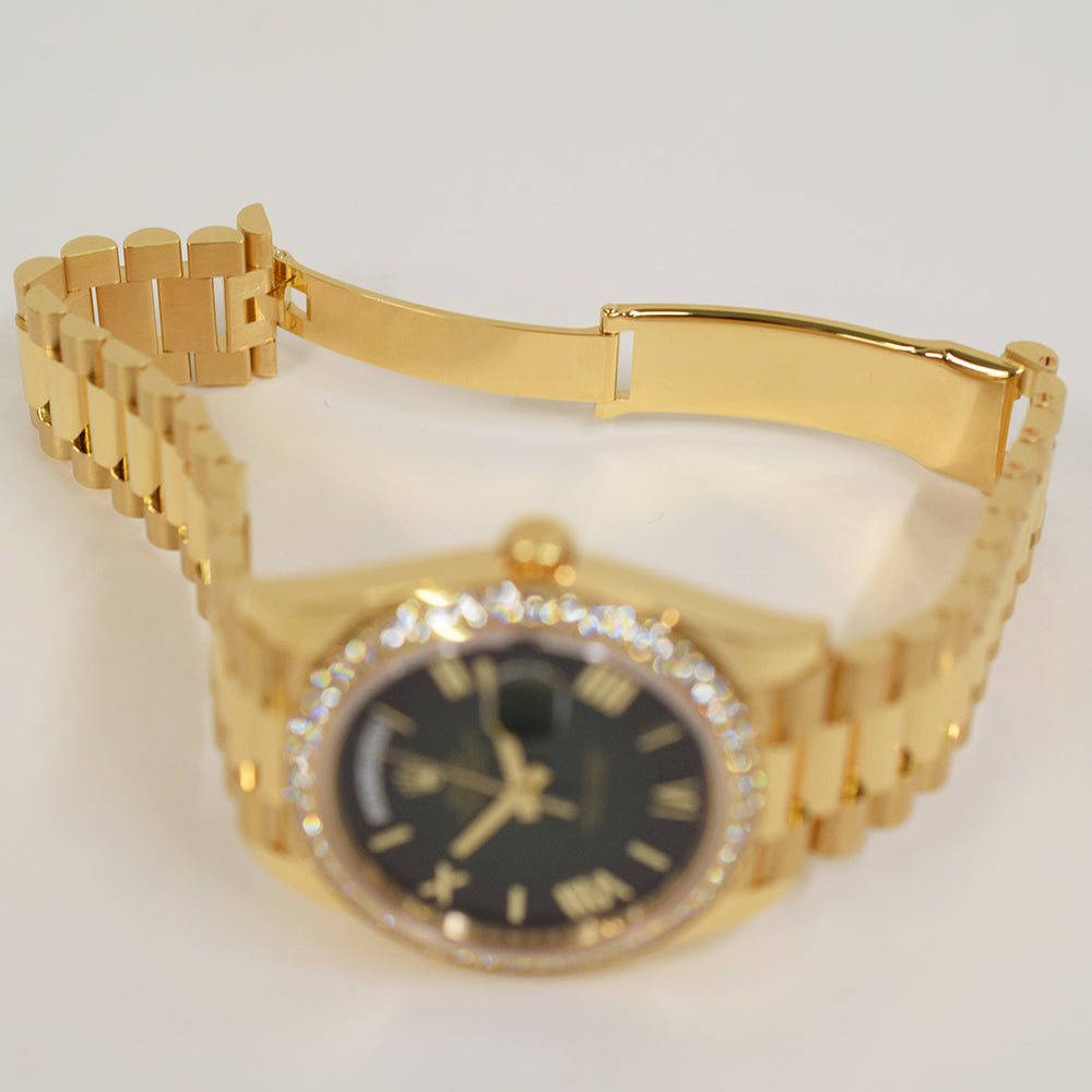 Day-Date President 40mm Diamond Bezel Yellow Gold 228348RBR